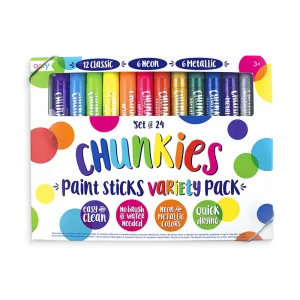 Ooly Chunkies Paint Sticks Variety Pack - Set of 24 Colors