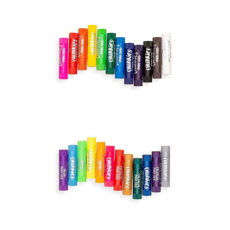 Ooly Chunkies Paint Sticks Variety Pack - Set of 24 Colors
