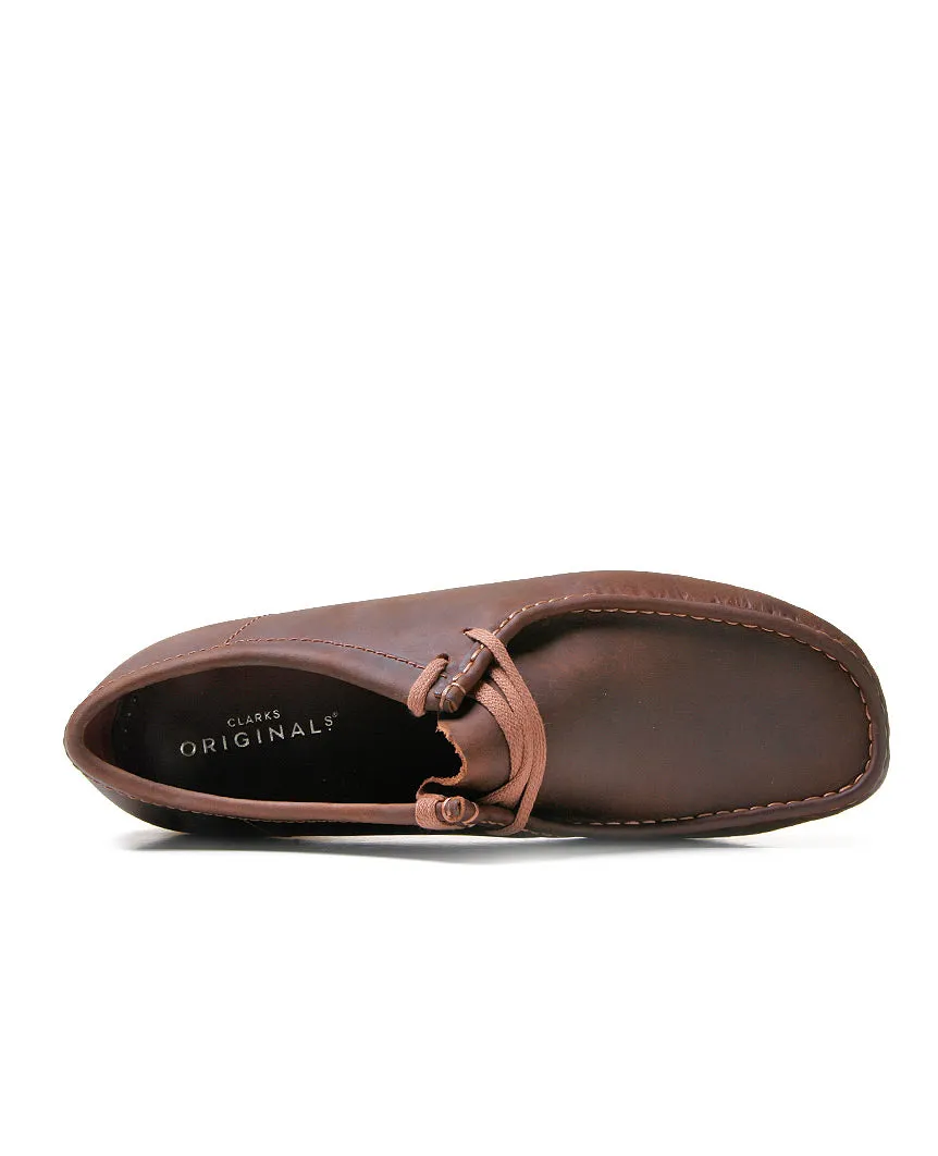 Originals Wallabee Beeswax Brown Leather