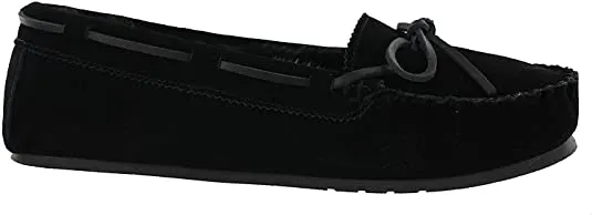 Outdoor Women's Clarks Squared Efficient and Slip Moccasin On Slippers Automated Indoor Suede Toe
