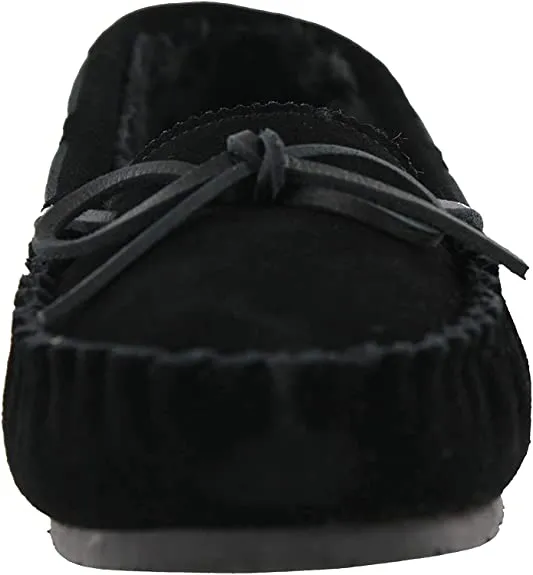 Outdoor Women's Clarks Squared Efficient and Slip Moccasin On Slippers Automated Indoor Suede Toe