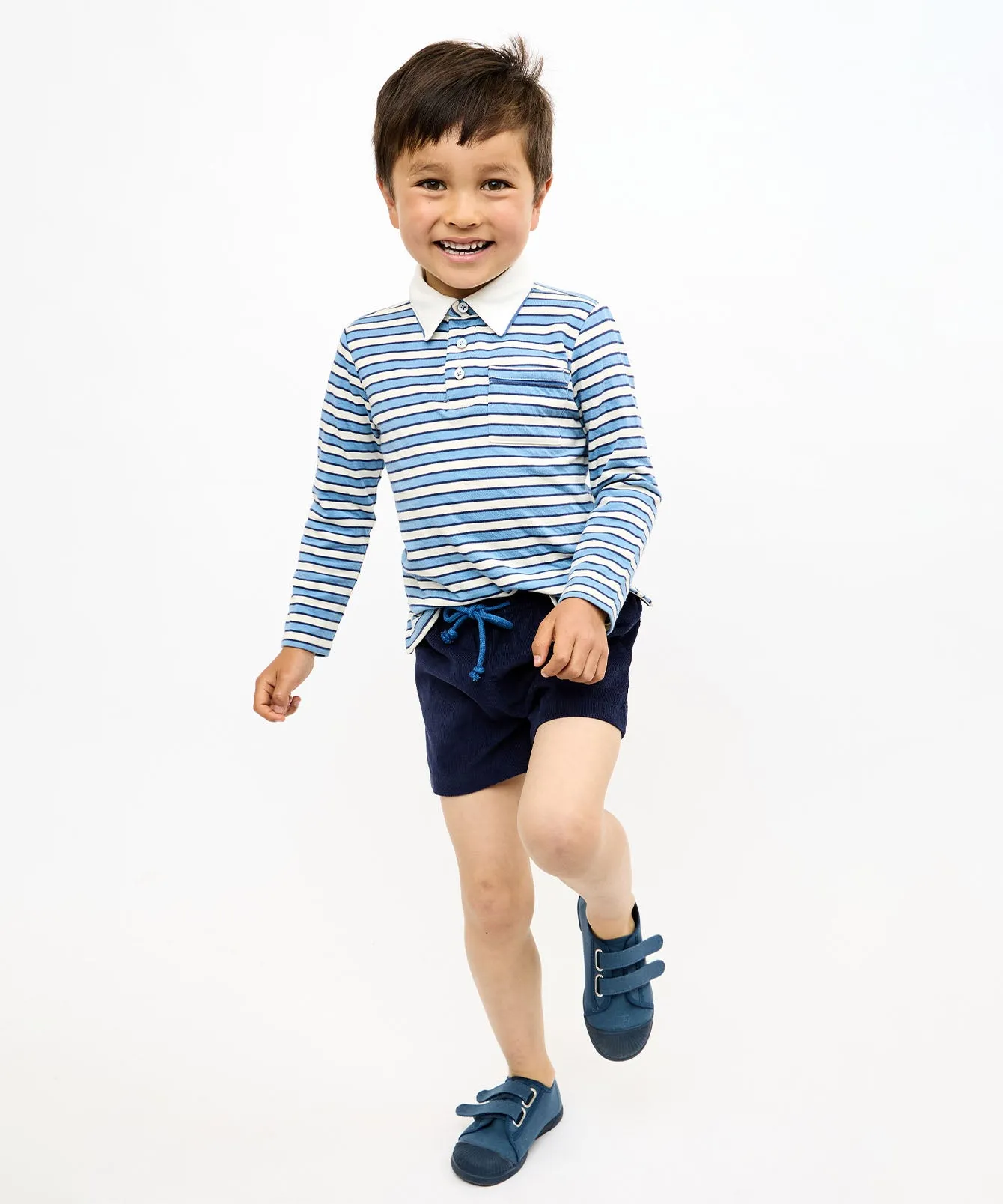 Parker Polo, Blue Rugby Stripe