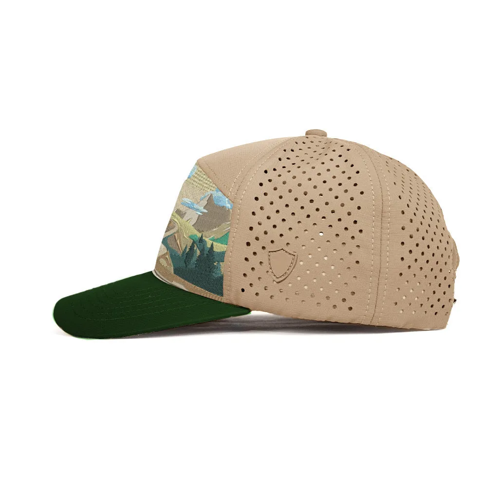 Performance Snapback | Appalachian Essence | Khaki/Brown