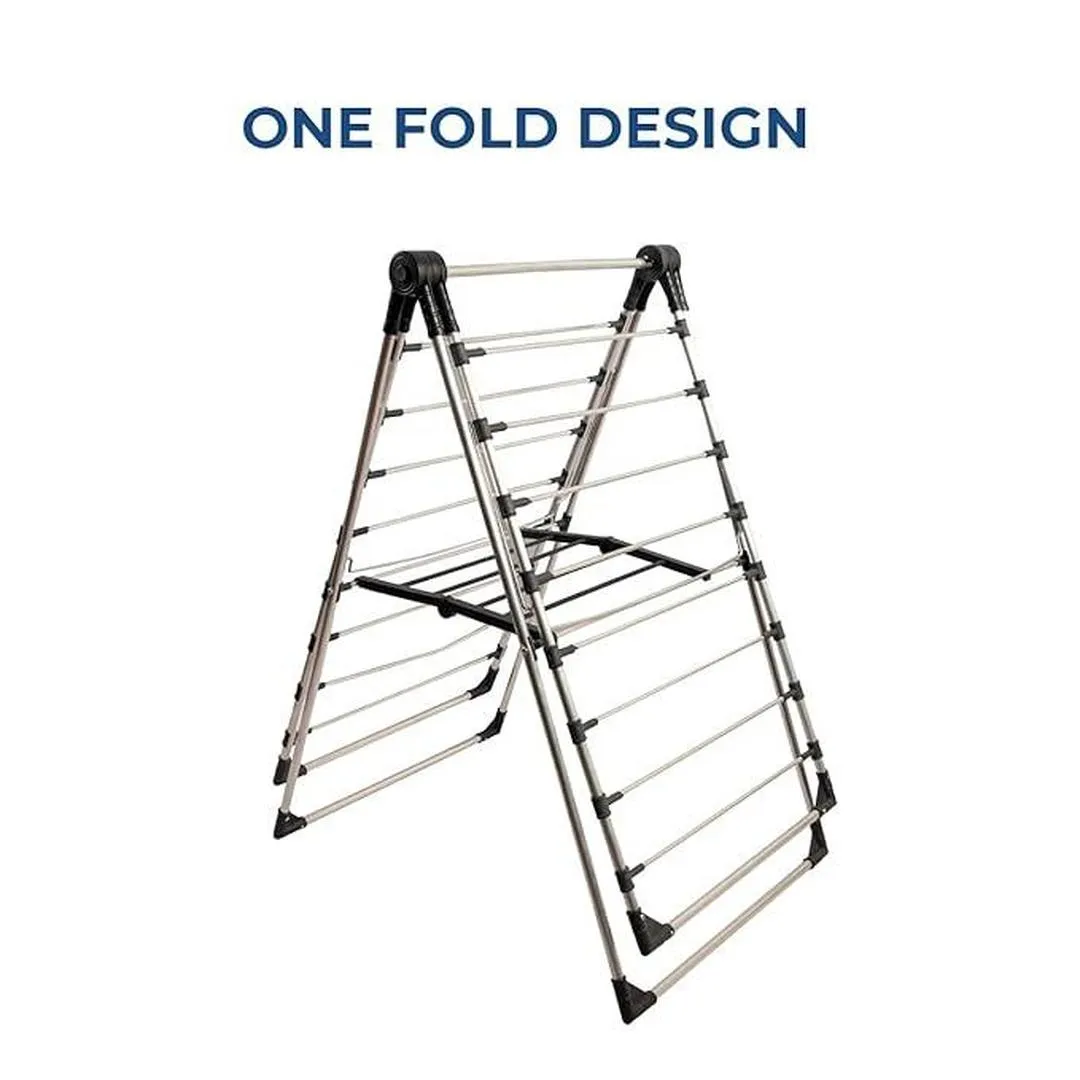 Perilla Butterfly Shaped Cloth Drying Rack with Shoe Drying Space (Mega)
