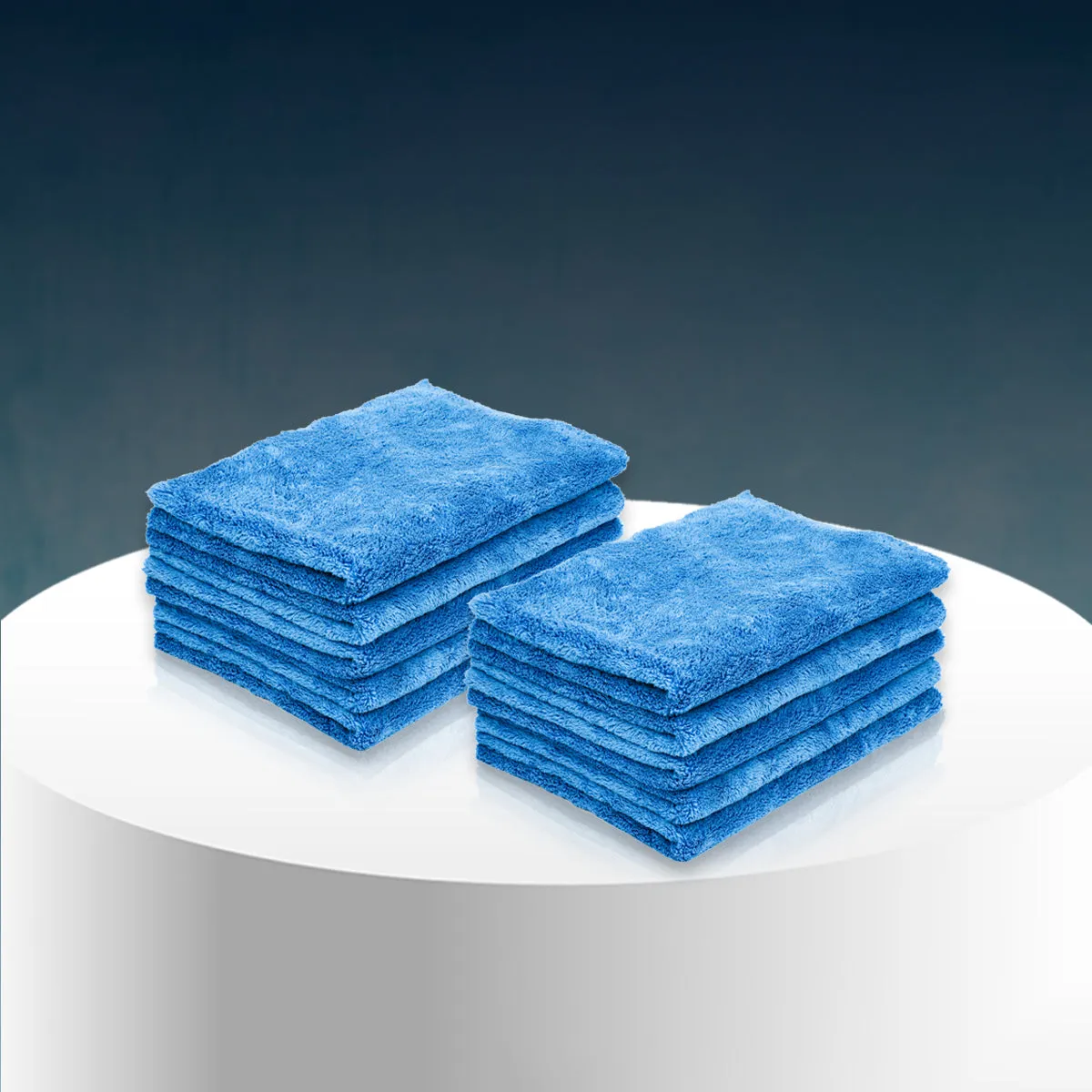Poshlyf Drier Superb 600 GSM Blue Microfiber Titaniumline 60cmx40cm