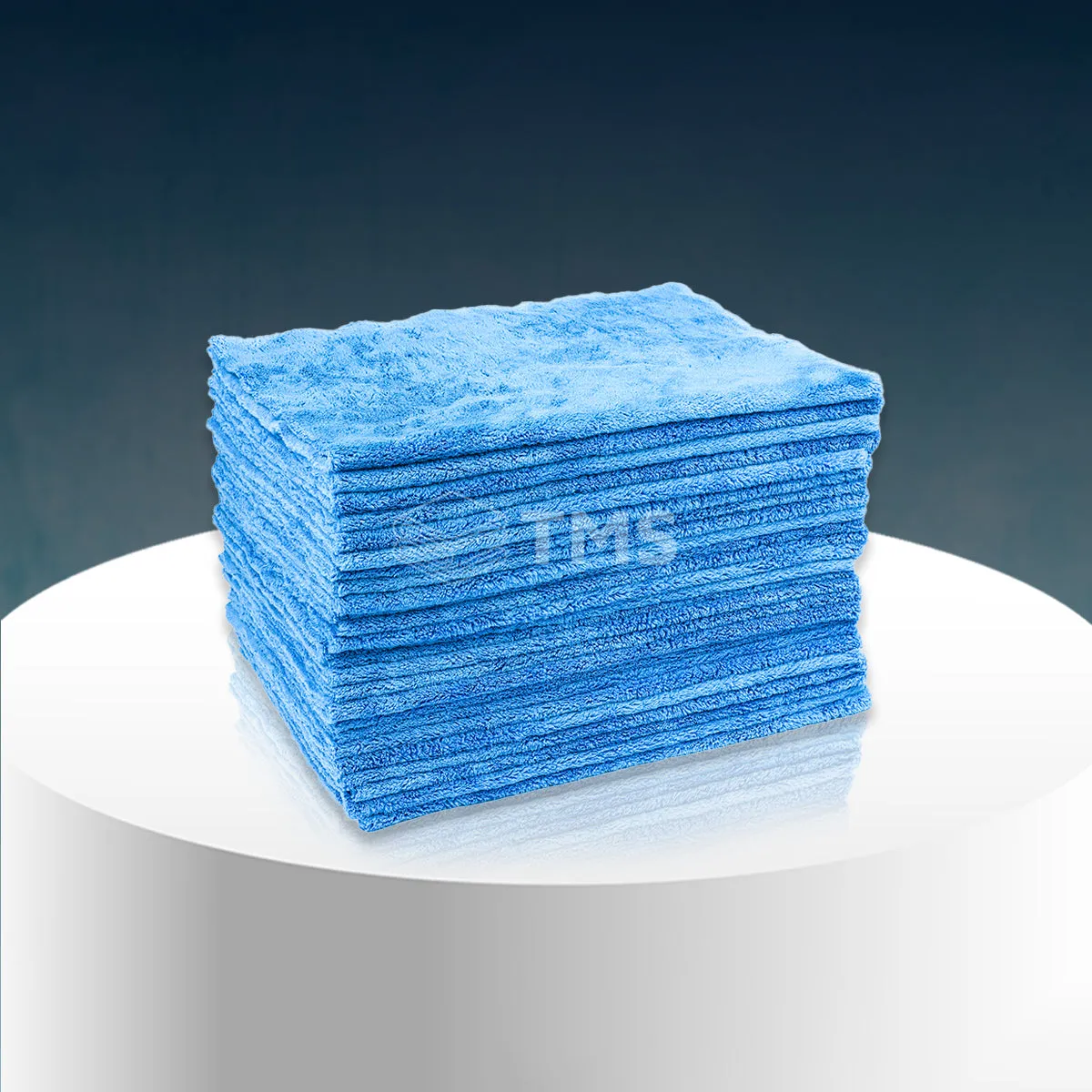 Poshlyf Drier Superb 600 GSM Blue Microfiber Titaniumline 60cmx40cm