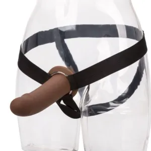 PPA with Jock Strap Hollow Silicone Penis Extender Strap-on - Chocolate