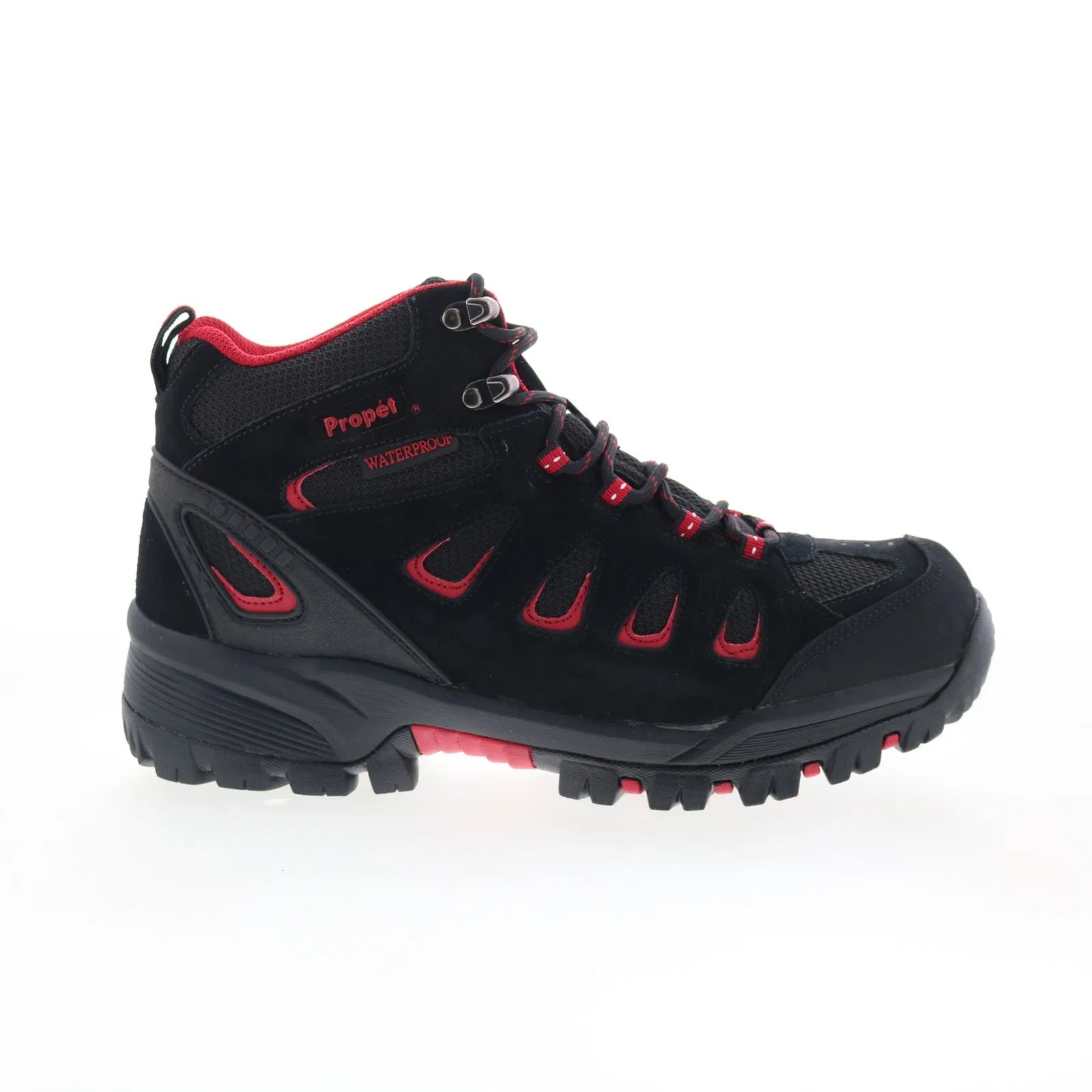Propet Ridge Walker Waterproof M3599BRD Mens Black Extra Wide Hiking Boots