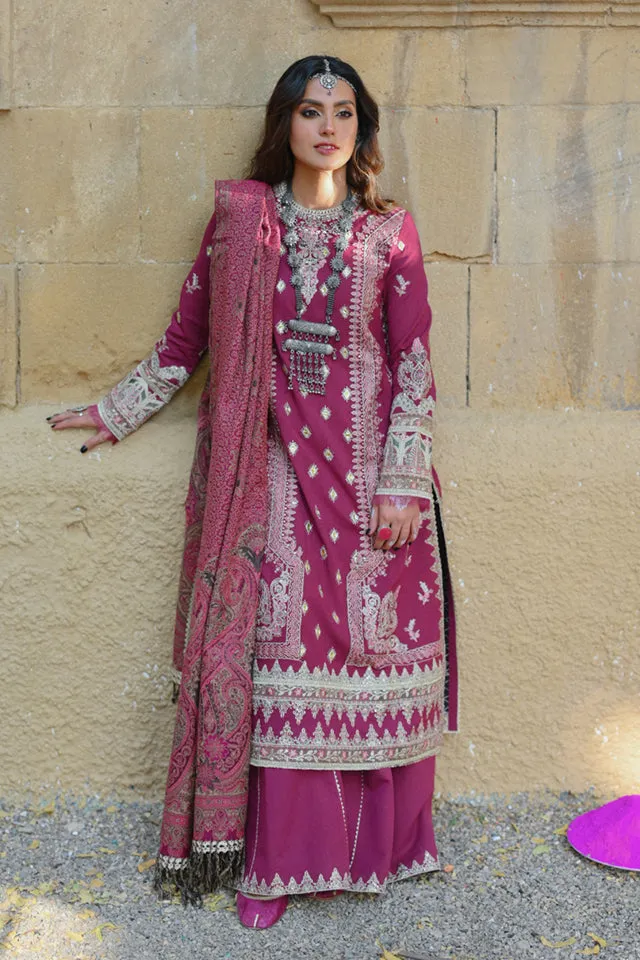 QALAMKAR LUXURY SHAWL COLLECTION 2022 | K-04 SAMREEN