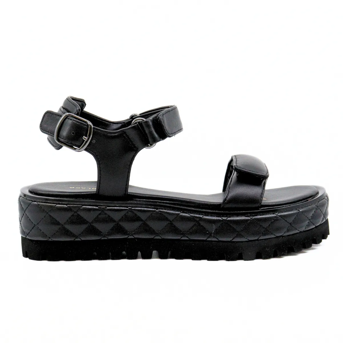 Quilted Vel Black