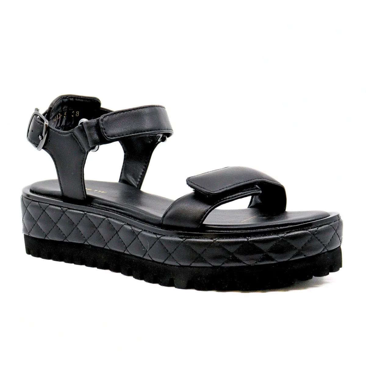 Quilted Vel Black