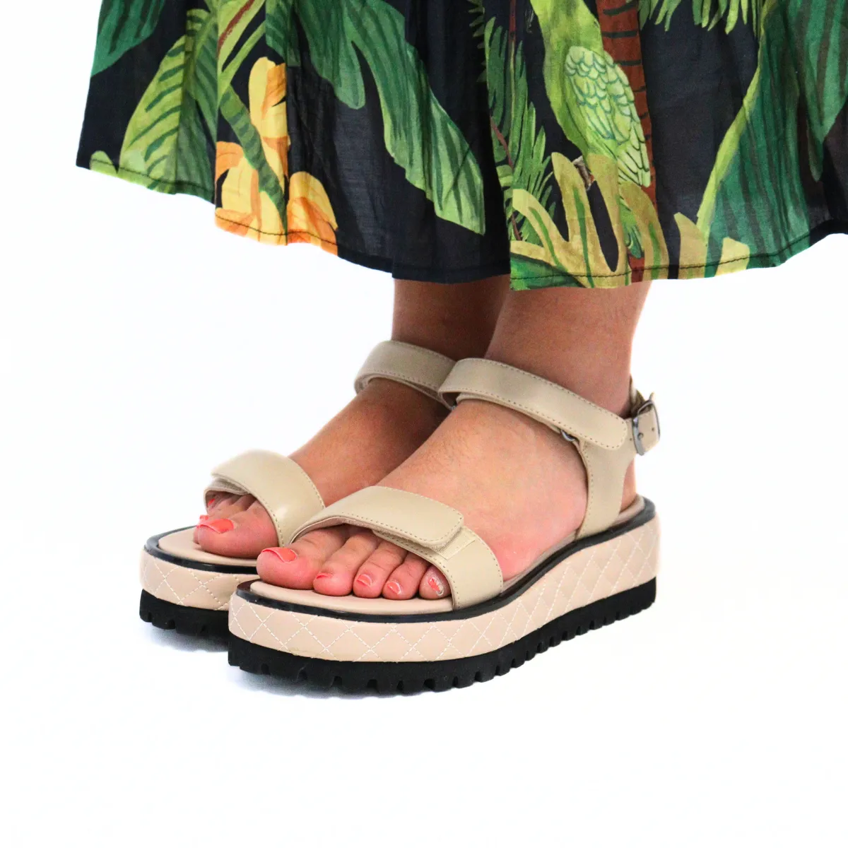 Quilted Vel Nude