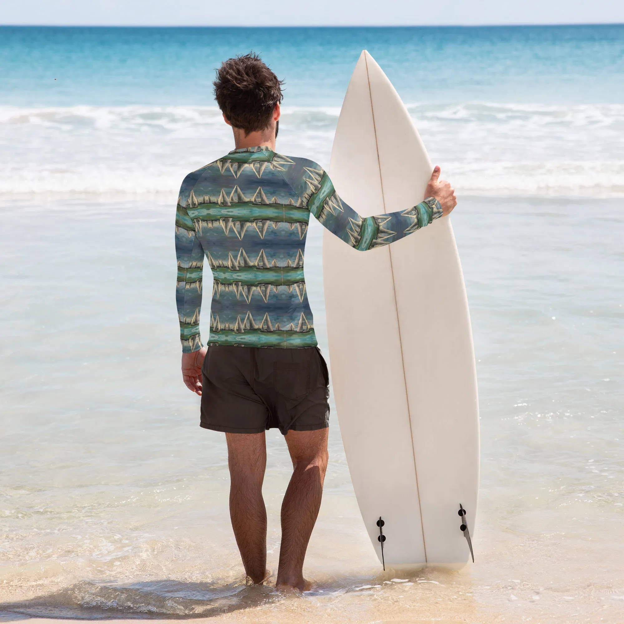 "Black Knights" Men's Rash Guard/Long Sleeve Top