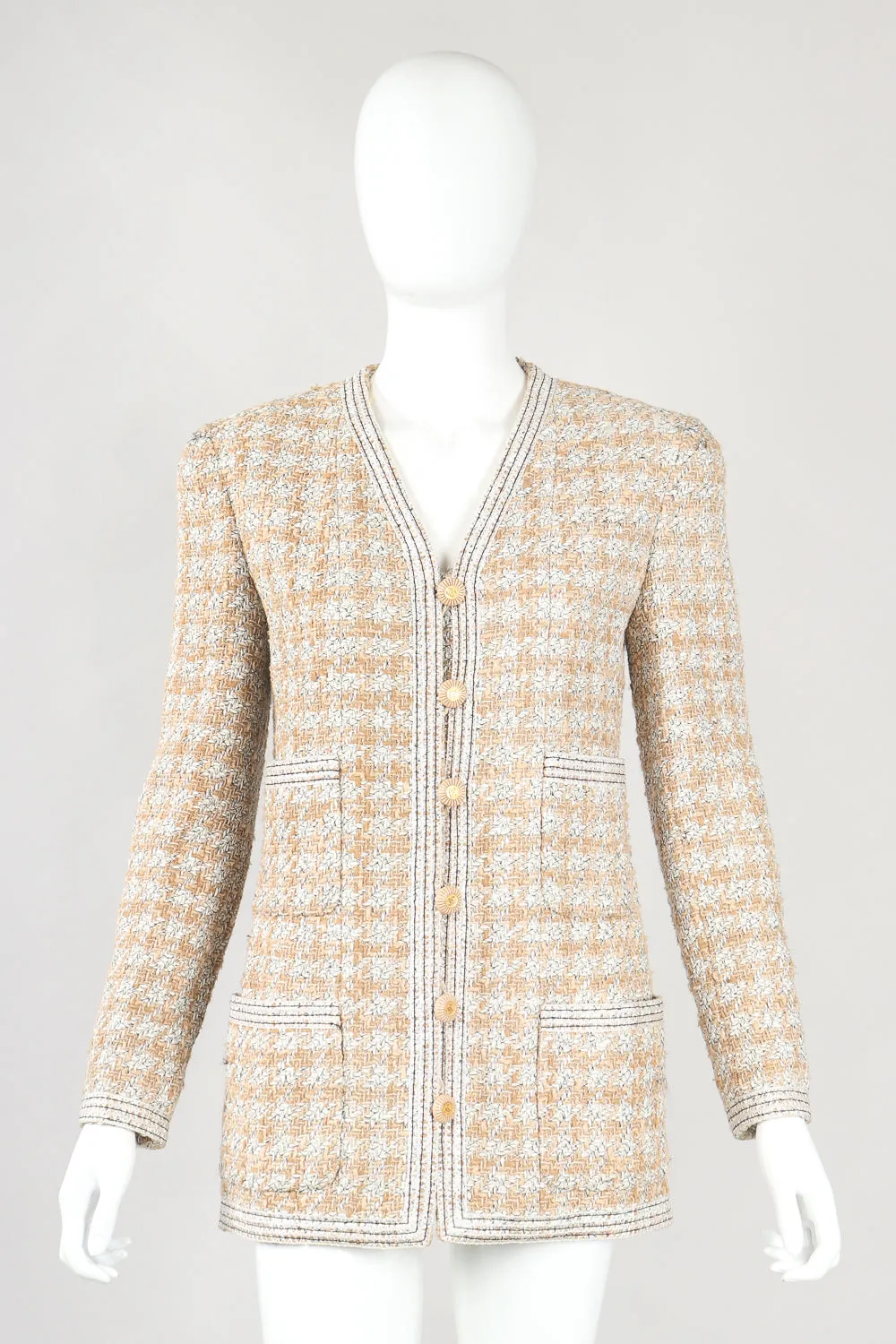 Raffia Tweed Jacket & Skirt Suit