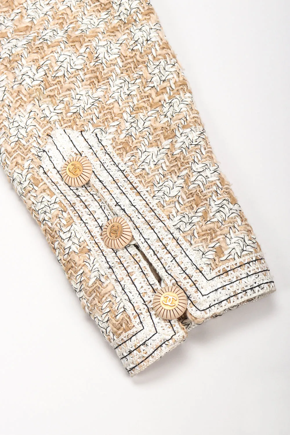 Raffia Tweed Jacket & Skirt Suit