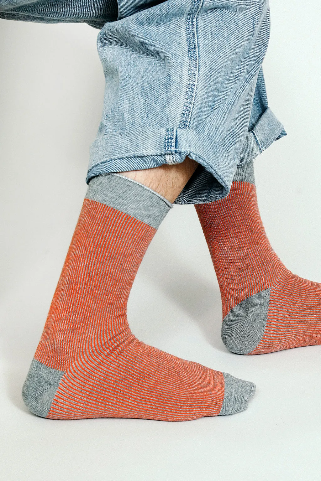 Raye Striped Dress Crew Sock