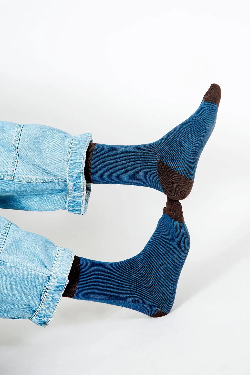 Raye Striped Dress Crew Sock