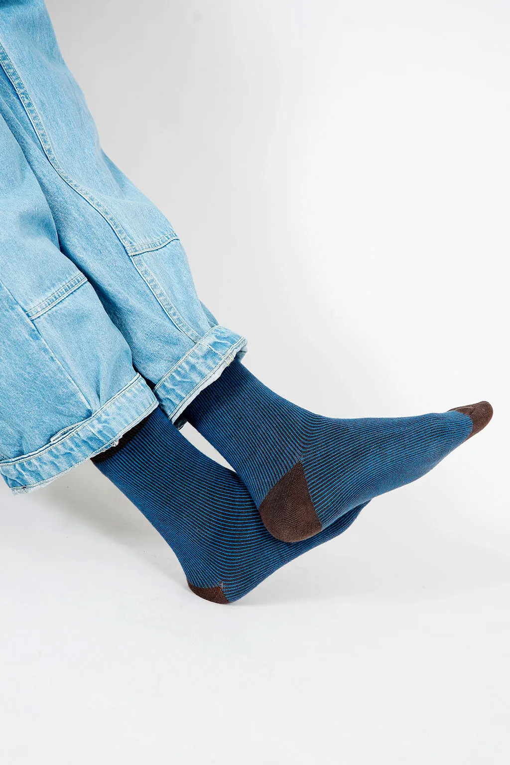 Raye Striped Dress Crew Sock