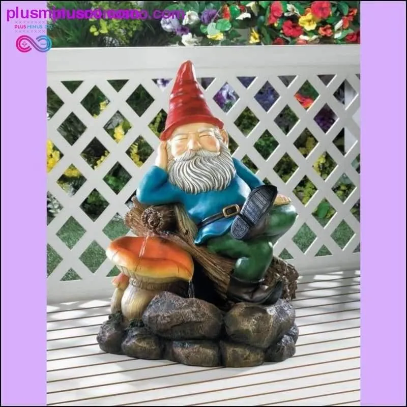 Relaxing Gnome Water Fountain