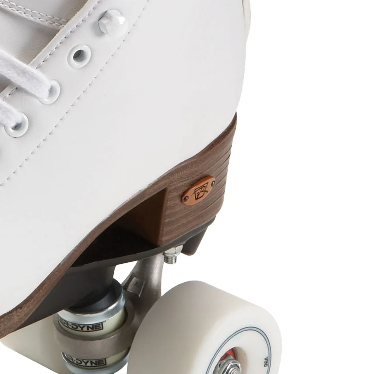 Riedell 111 Angel Artistic Quad Roller Skates - White