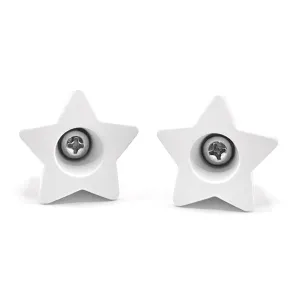RollerStuff Twinkle Toes Bolt On Toe Stops White