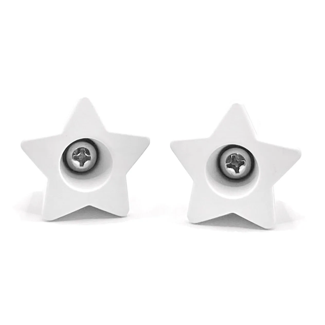 RollerStuff Twinkle Toes Bolt On Toe Stops White
