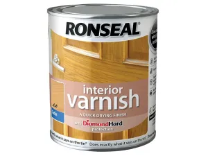 Ronseal Interior Varnish Quick Dry Satin Ash 250Ml