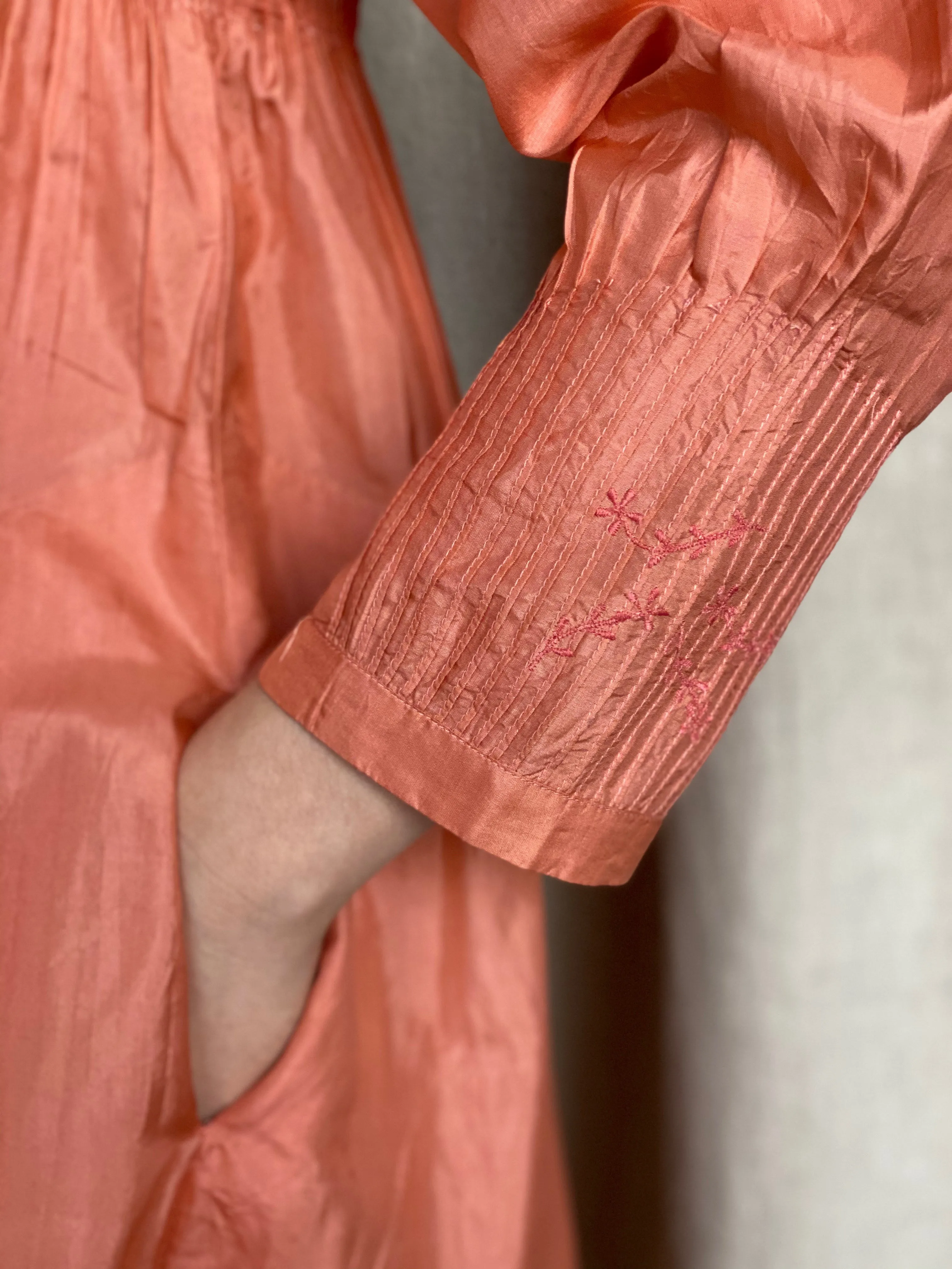 Roselle Silk Dress