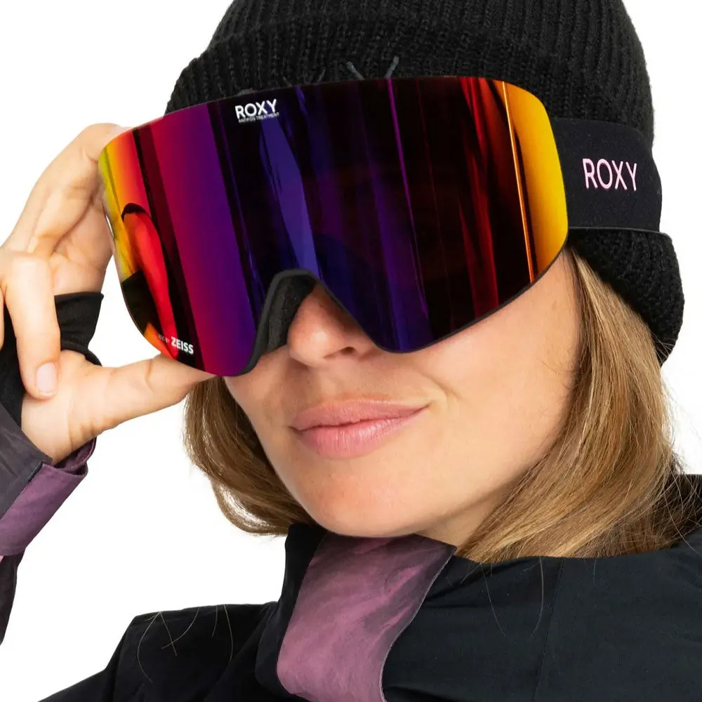 Roxy Feelin Color Lux Snow Goggle Pansy Black