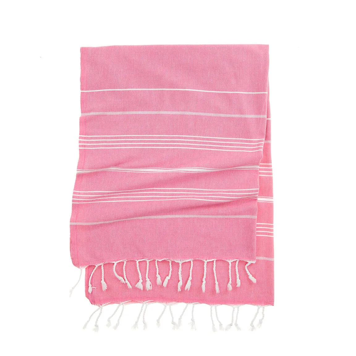 Salt Water Sun Turkish Towel by Riviera Towel Company | Pink Flamingo