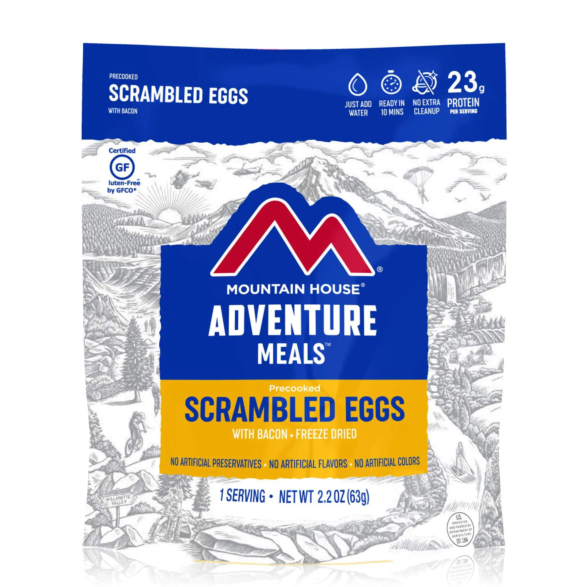 Scrambled Eggs with Bacon - Pouch
