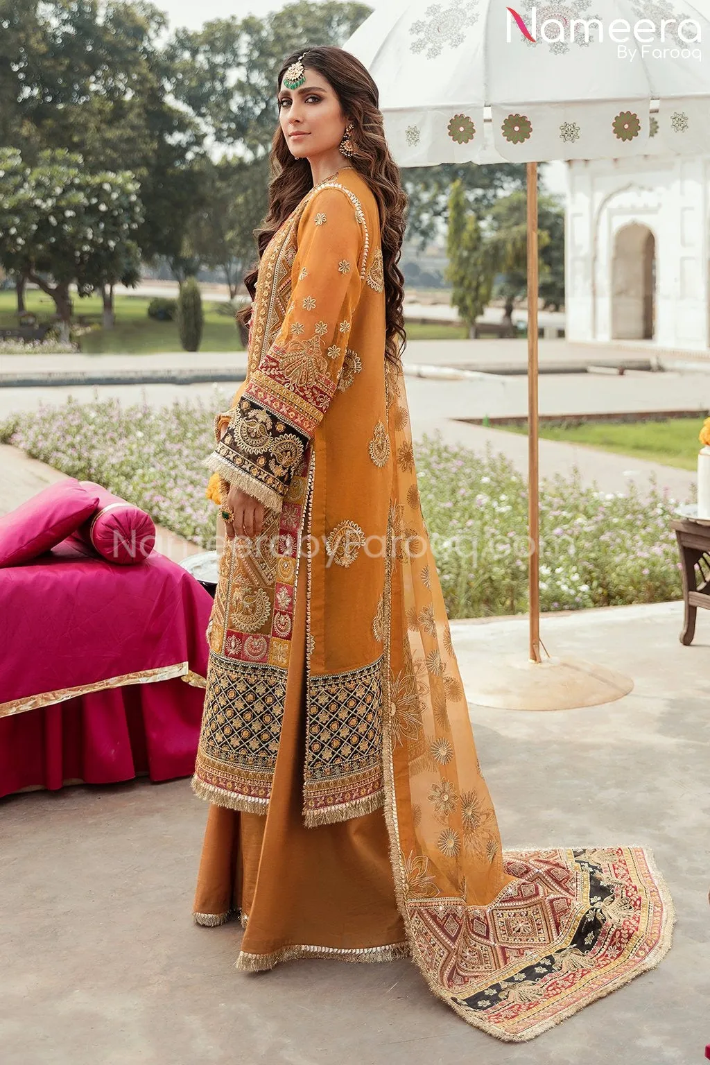 Sharara Dress Pakistani by Pakistani Designer #PF203