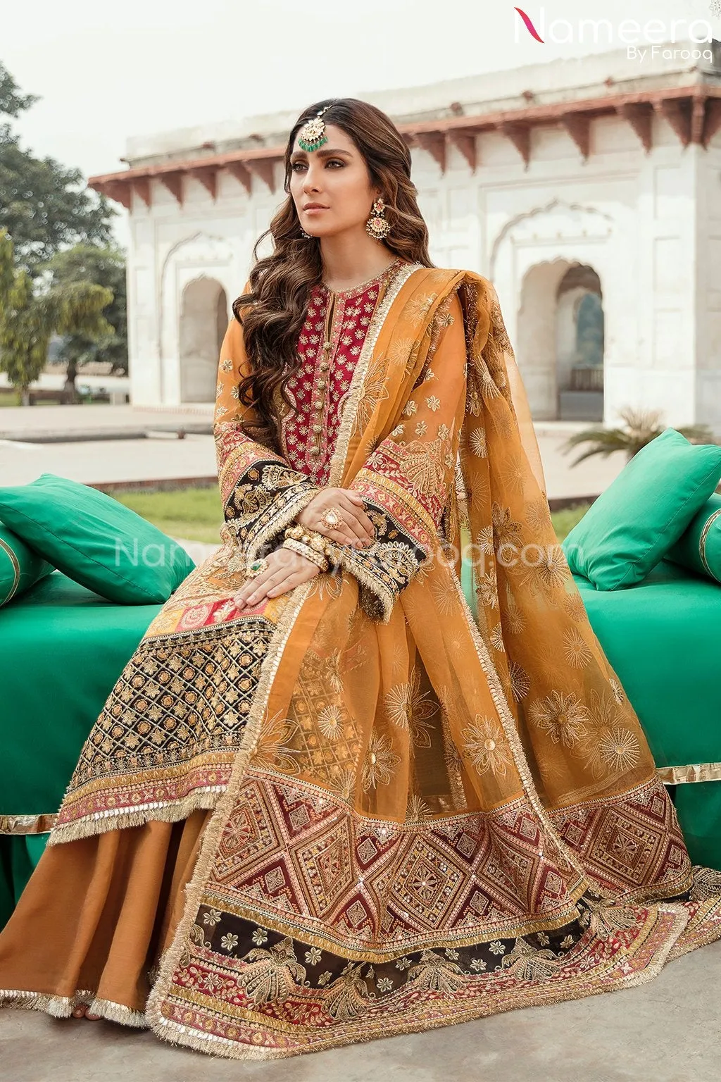 Sharara Dress Pakistani by Pakistani Designer #PF203