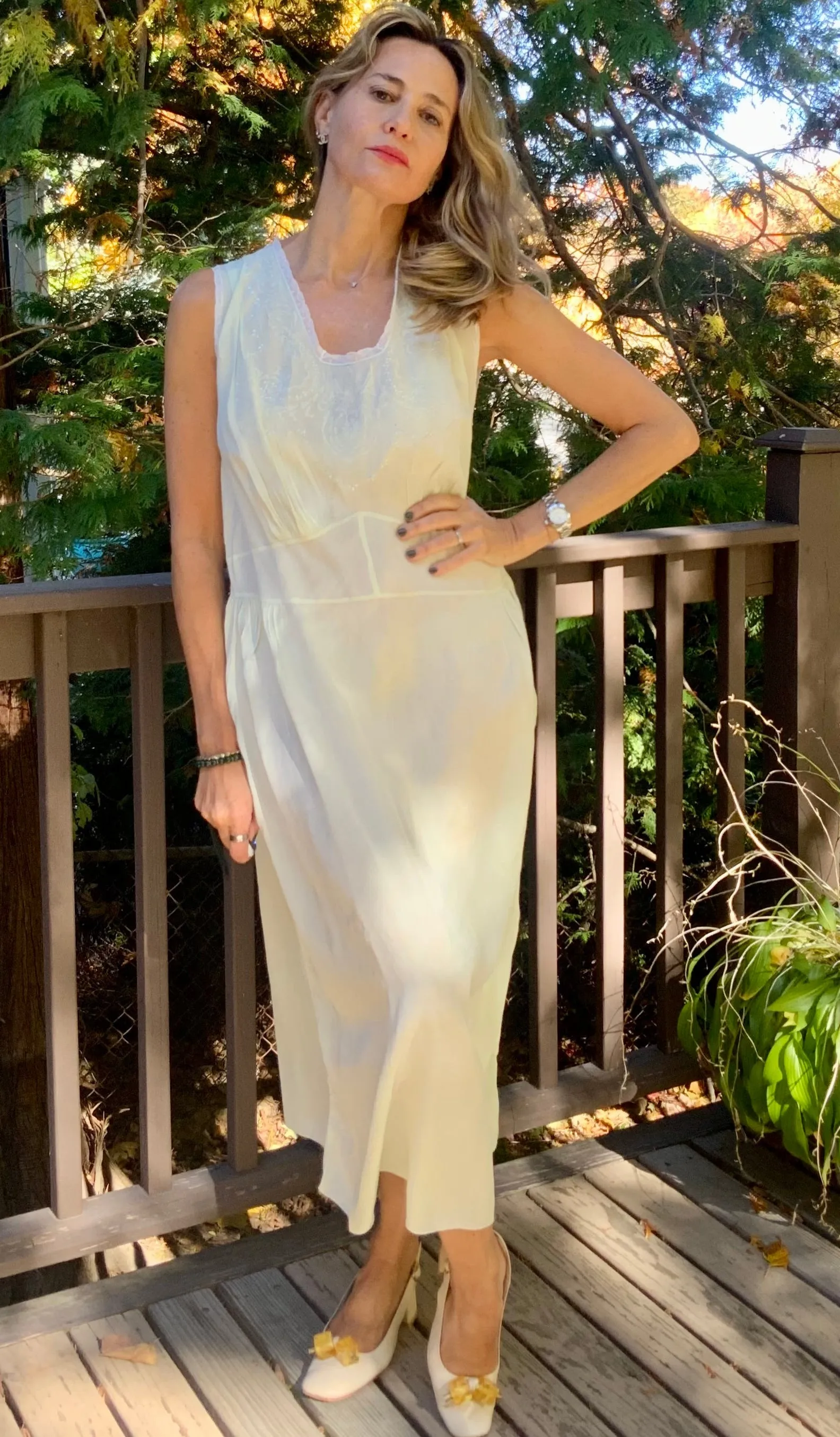 Silk Nightgown - 30s - 30L