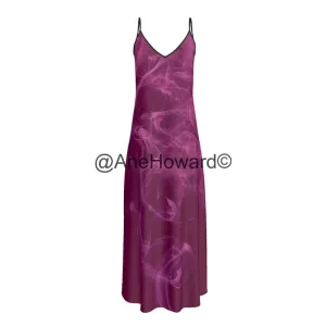 Silk Slip Dress Smoky Pink