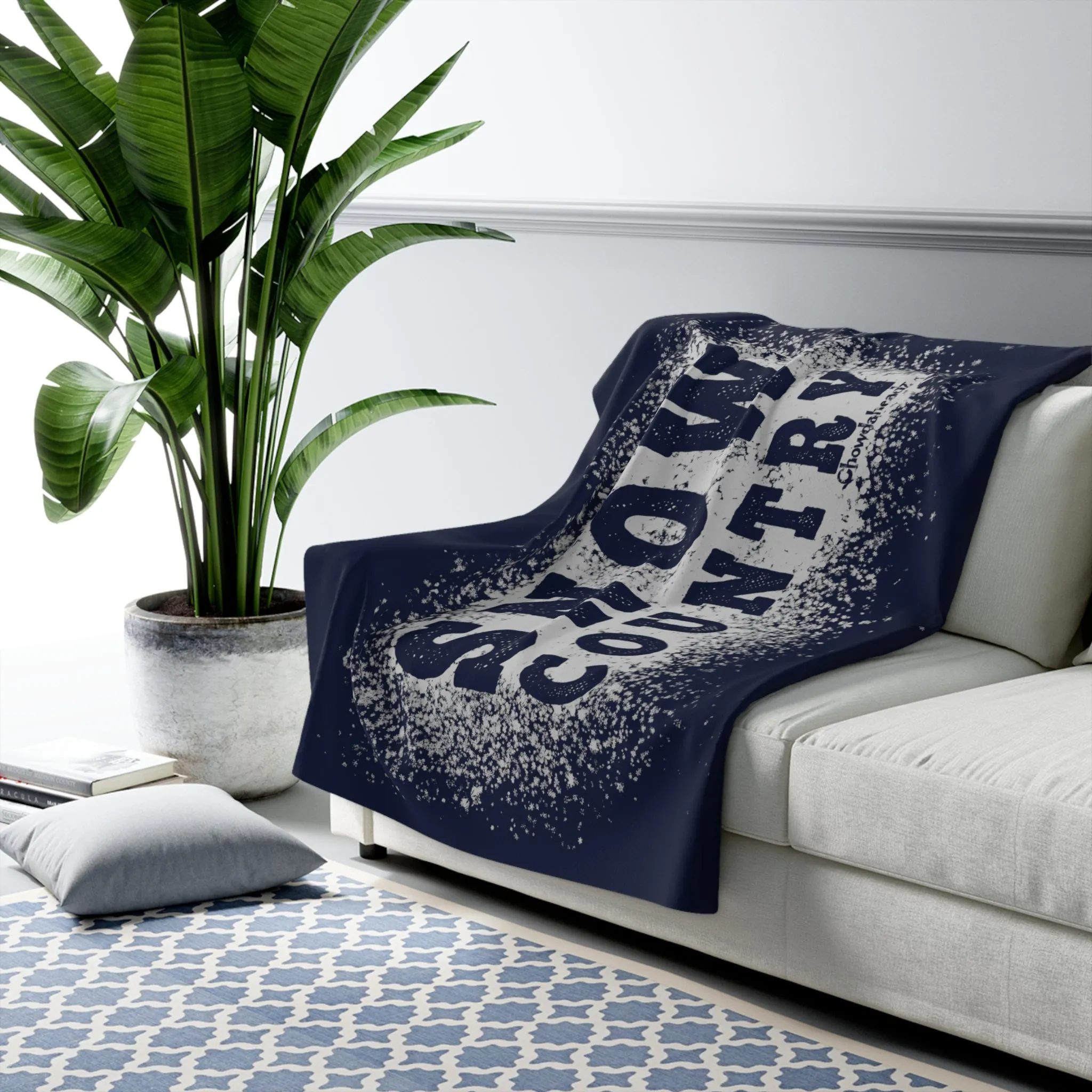 Snow Country Sherpa Fleece Blanket