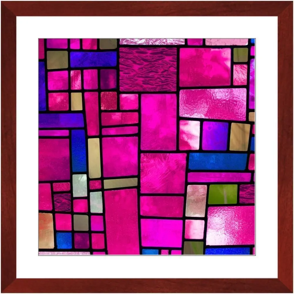 Stained in Pink Framed Print