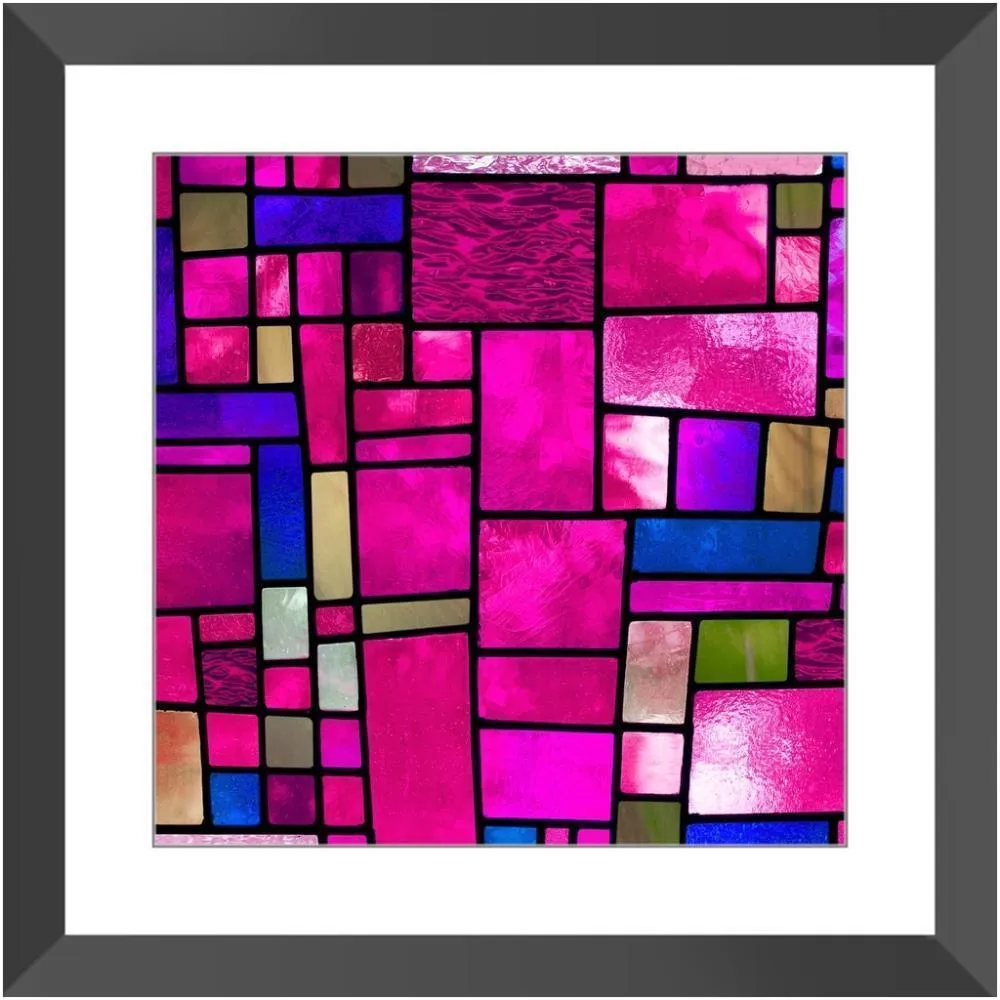Stained in Pink Framed Print