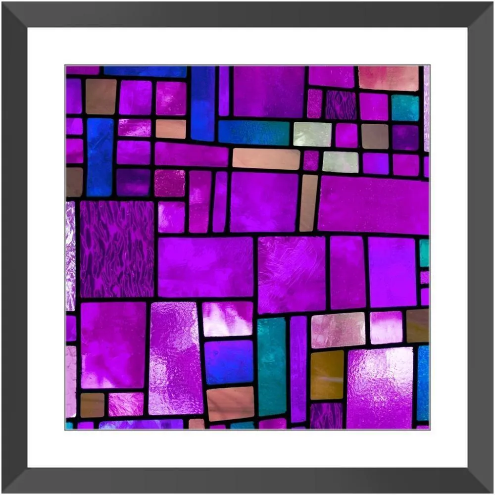 Stained in Purple Framed Print