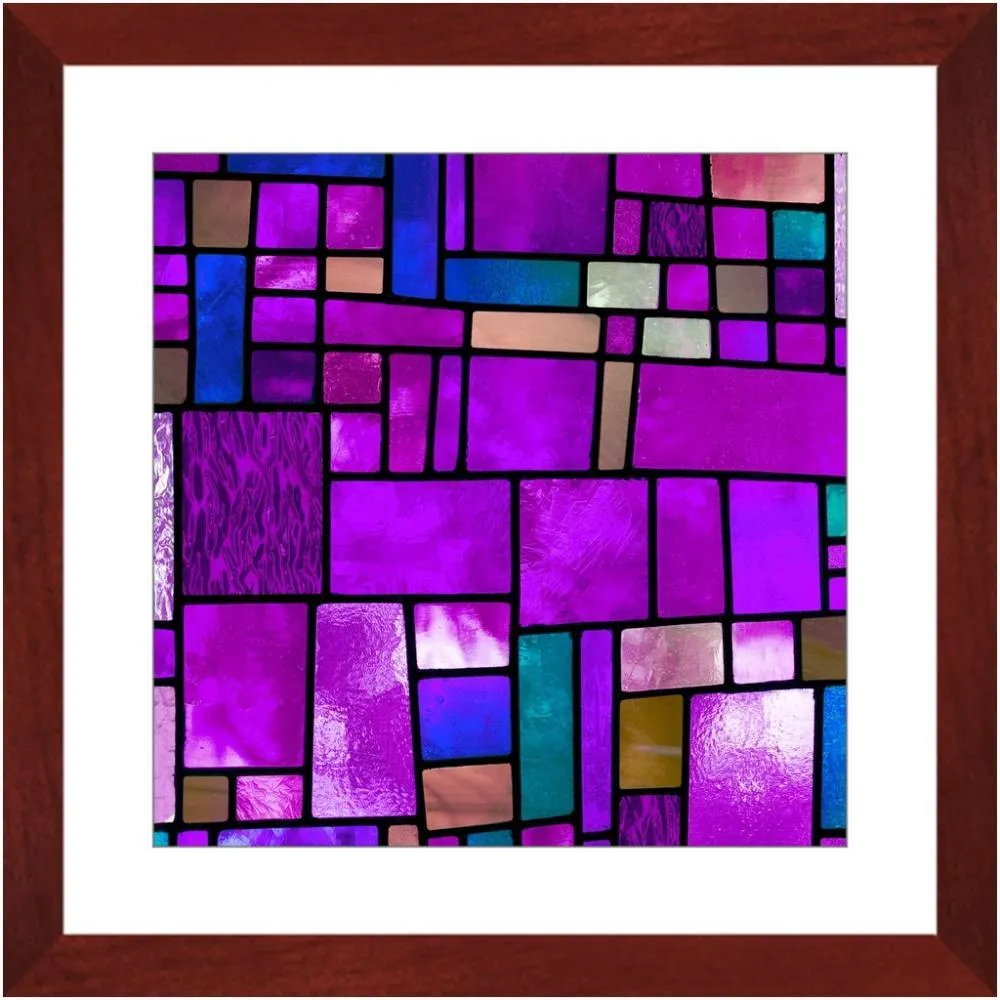 Stained in Purple Framed Print