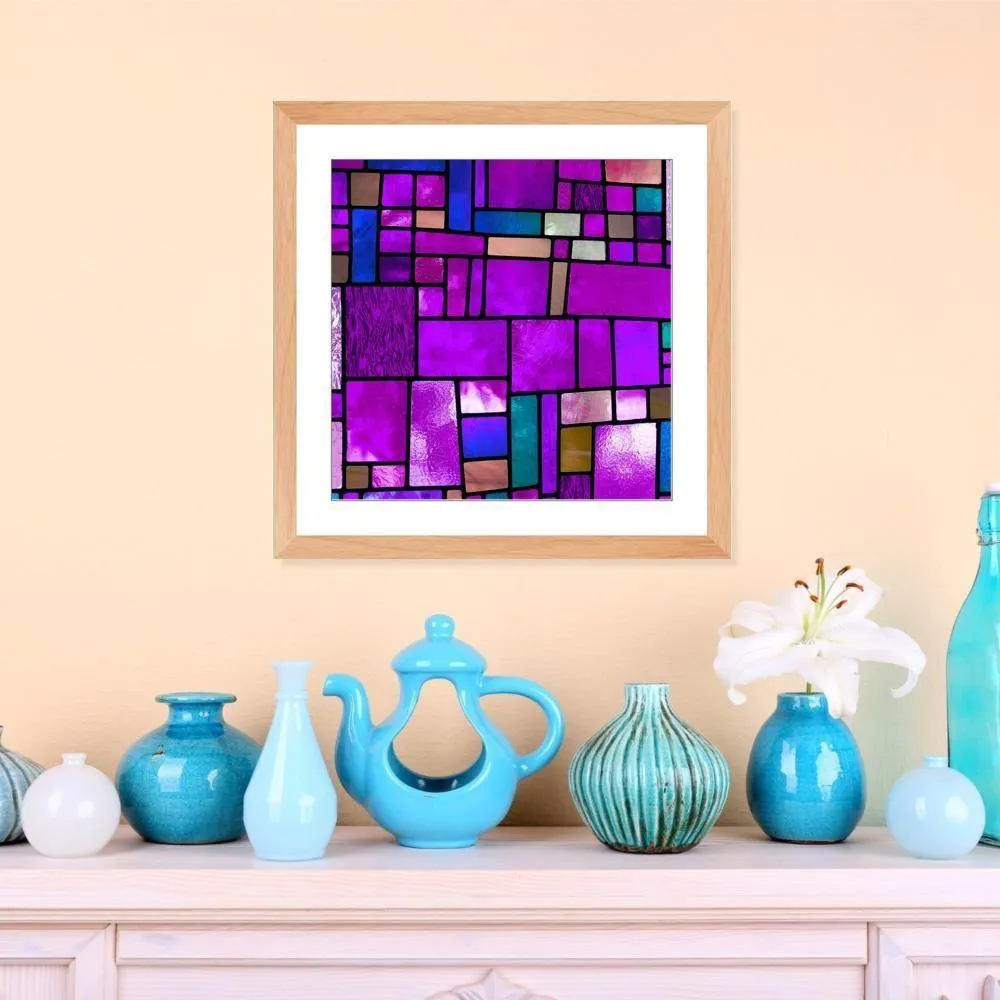 Stained in Purple Framed Print