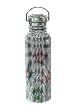 STARBURST MULTI RHINESTONE WATER BOTTLE