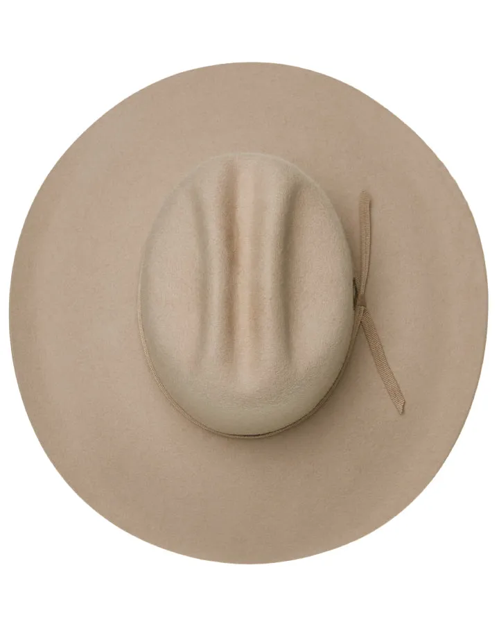 Statesman Serpentine Fur Felt Hat Cream