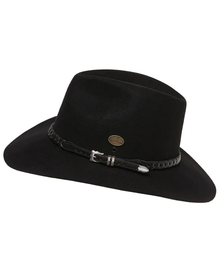 Statesman The Gabba Fur Felt Hat Black