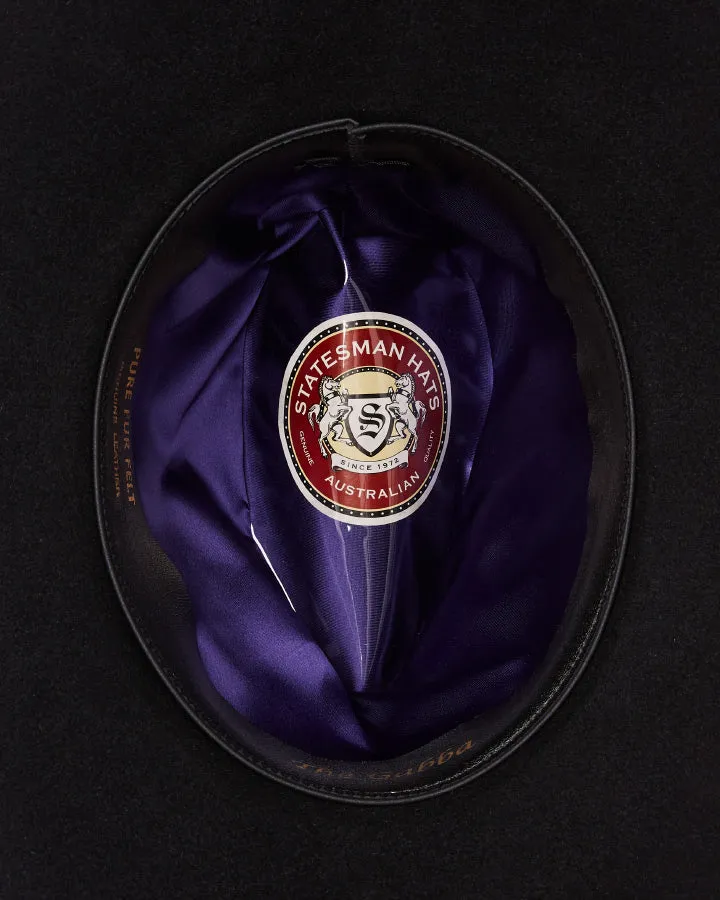 Statesman The Gabba Fur Felt Hat Black