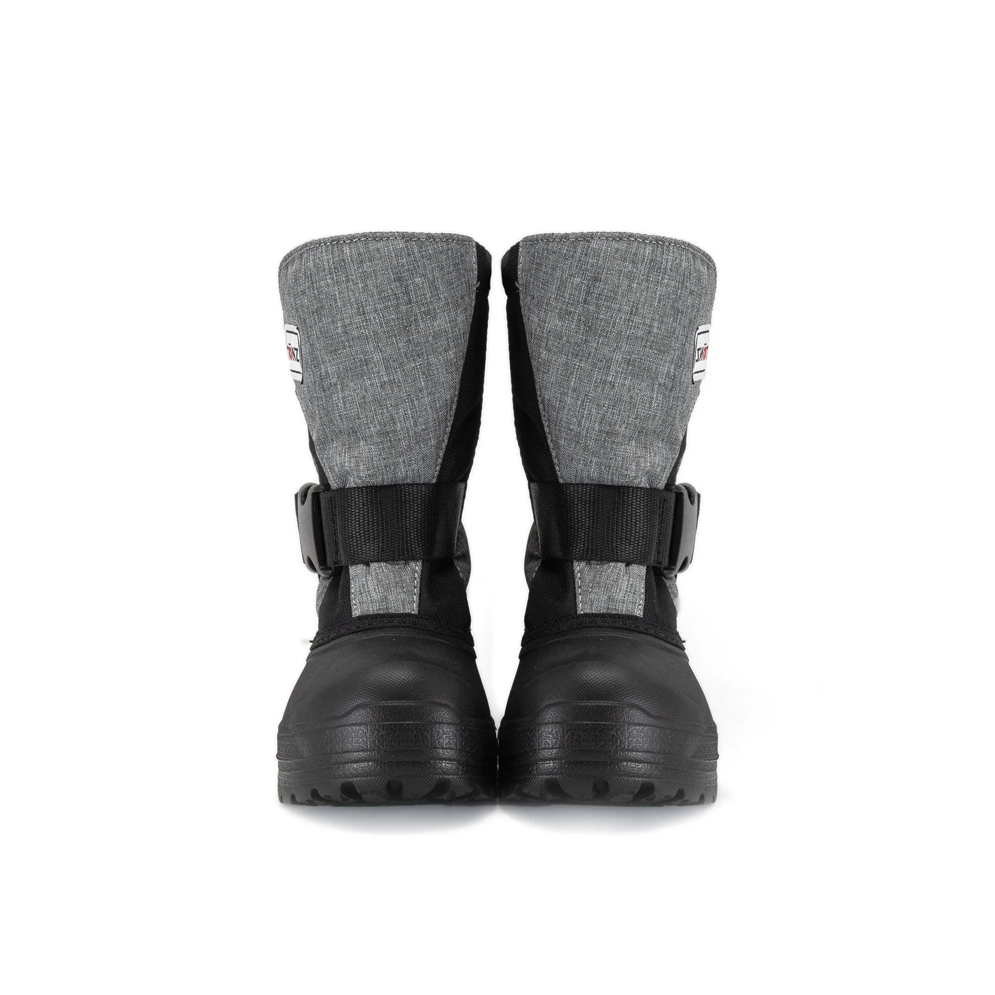 Stonz Trek Kid Snow Boots - Heather Grey (Buckle)