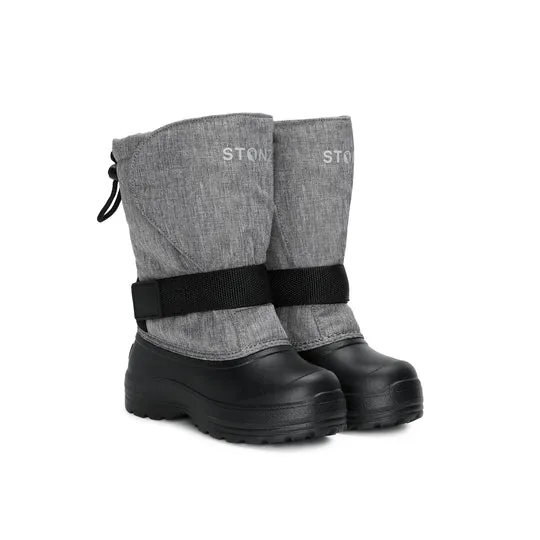 Stonz Trek Kid Snow Boots -Heather Grey