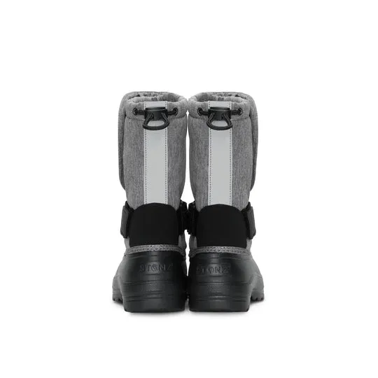 Stonz Trek Kid Snow Boots -Heather Grey