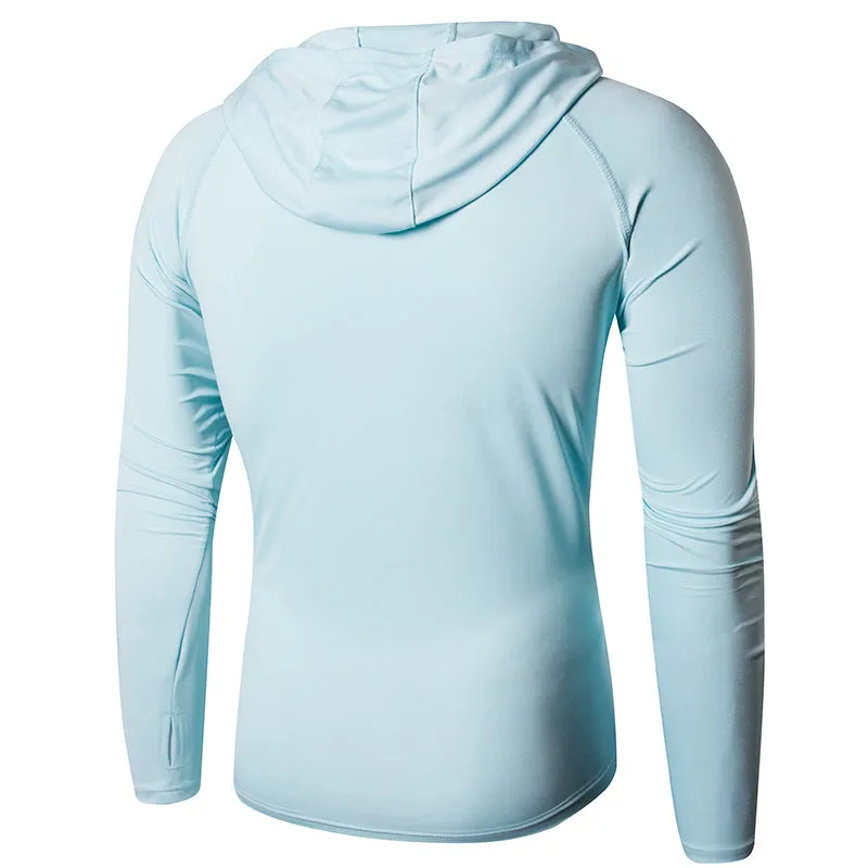 Sudadera UPF 50  100% Protección Solar UVA UVB Hoodie y Crew Neck Unisex