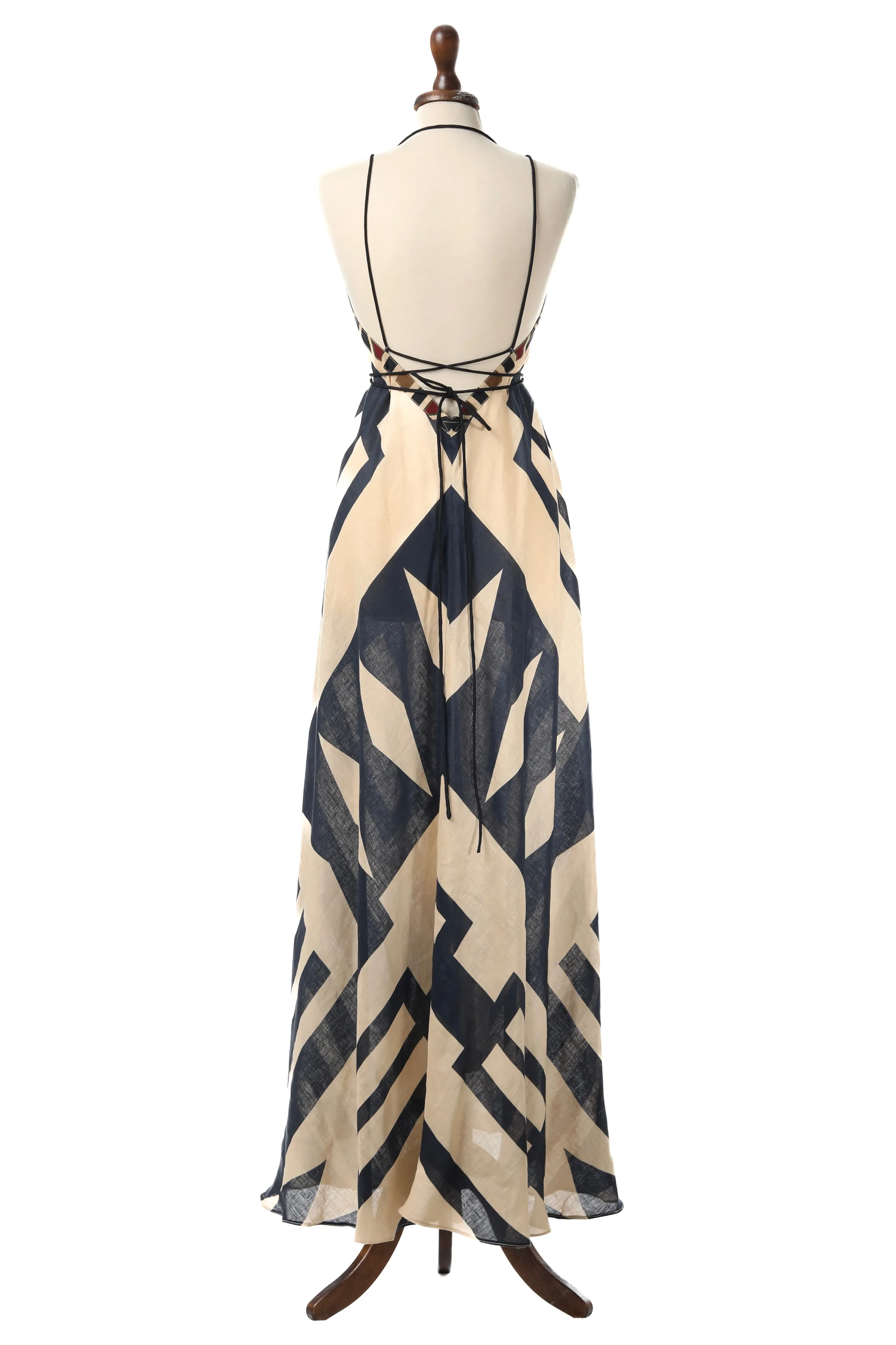 Sunset Tahiti Linen Dress